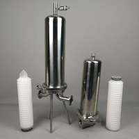 SS316 SUS Food Grade Stainless Steel Micron Water Filter Housing for single and multi cartridge