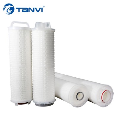 High flow pleated PP big fat filter cartridge