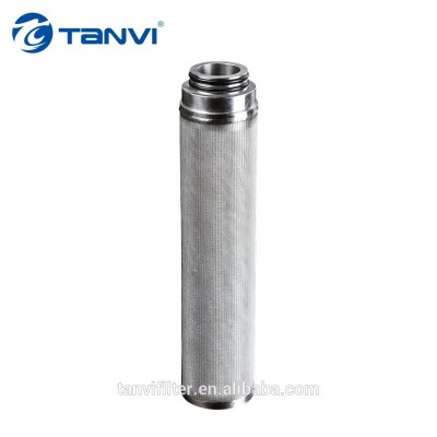 Titanium Porous Backwashable Porous Metal Filter Cartridges