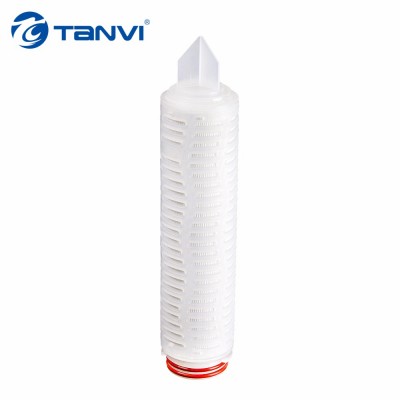 Factory price pp water pleated filter cartridge 222/fin for filter equipment